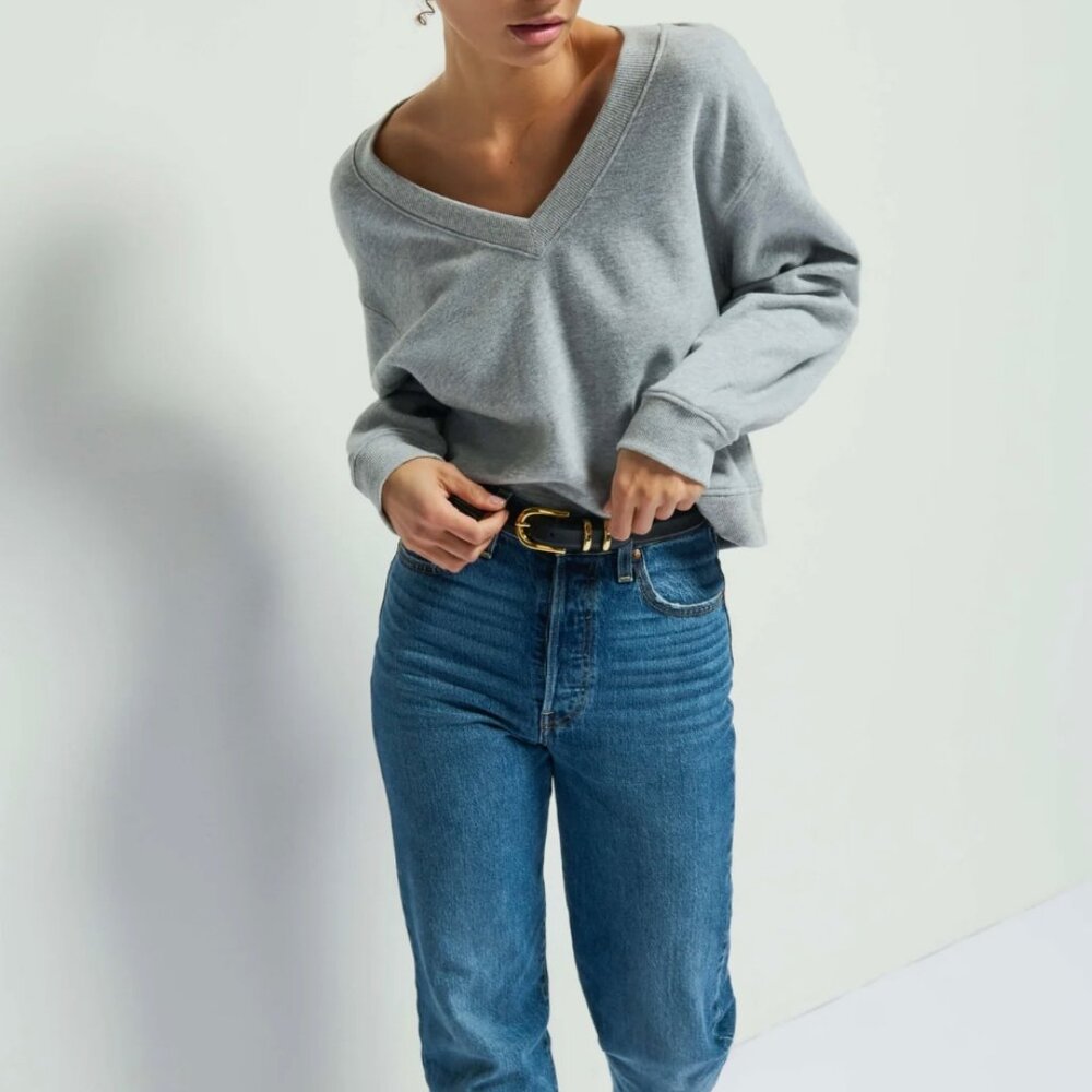 Nation LTD Wyatt Sweatshirt in Heather Gray